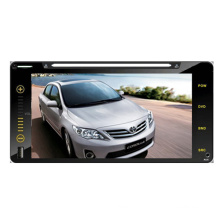 2DIN coches reproductor de DVD aptos para Toyota Corolla Universal táctil 6,95" RAV4 Hilux 200 * 100cm con sistema de navegación de GPS de TV estéreo de Radio Bluetooth